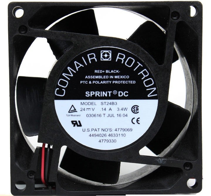 COMAIR ROTRON ST24B3 24V 0.14A 3.4W 2wires cooling fan COMAIR ROTRON ST24B3 24V 0.14A 3.4W 2wires cooling fan